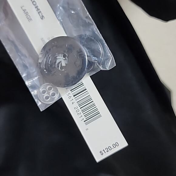 NWT Apt 9 Black Outdoor Coat Large Jacket - Picture 6 of 8